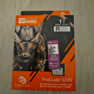 씨게이트 파이어쿠다 520N M.2 2230 1TB [미개봉 새제품]