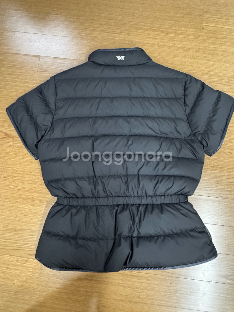 PXG 여성 반팔 다운 패딩 블랙 S--1