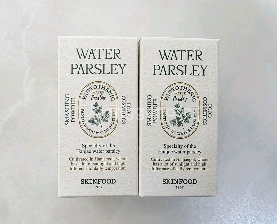 스킨푸드 미나리 판토테닉 워터 파슬리 스매싱 파우더 2개--0
