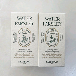 스킨푸드 미나리 판토테닉 워터 파슬리 스매싱 파우더 2개