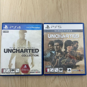 [PS4],[PS5]언차티드 1~4+외전 일괄판매