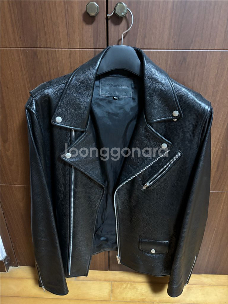 Maison de Sperone 소가죽 라이더 자켓 (XXL)--0