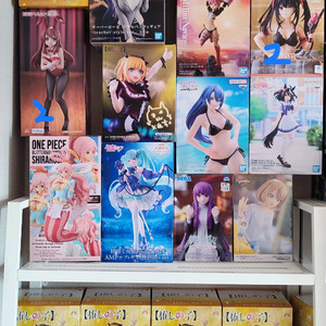 [미개봉 새제품] 미소녀 피규어 인기 애니 캐릭터들