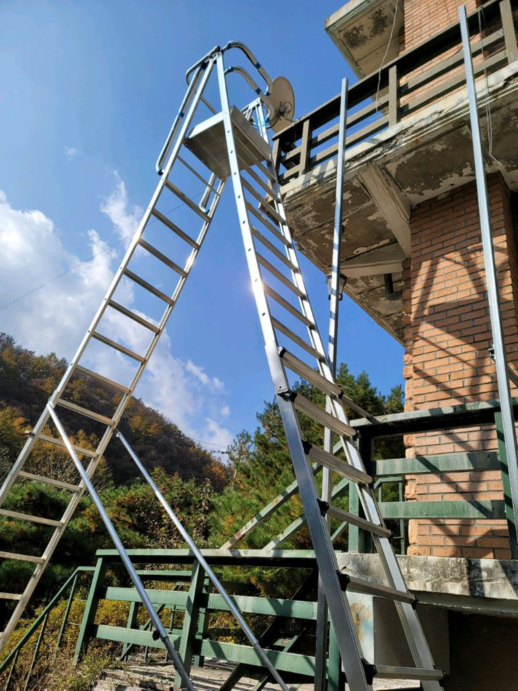 대형 알루미늄 안전 발판 사다리 이미지