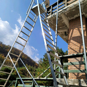 대형 알루미늄 안전 발판 사다리 이미지