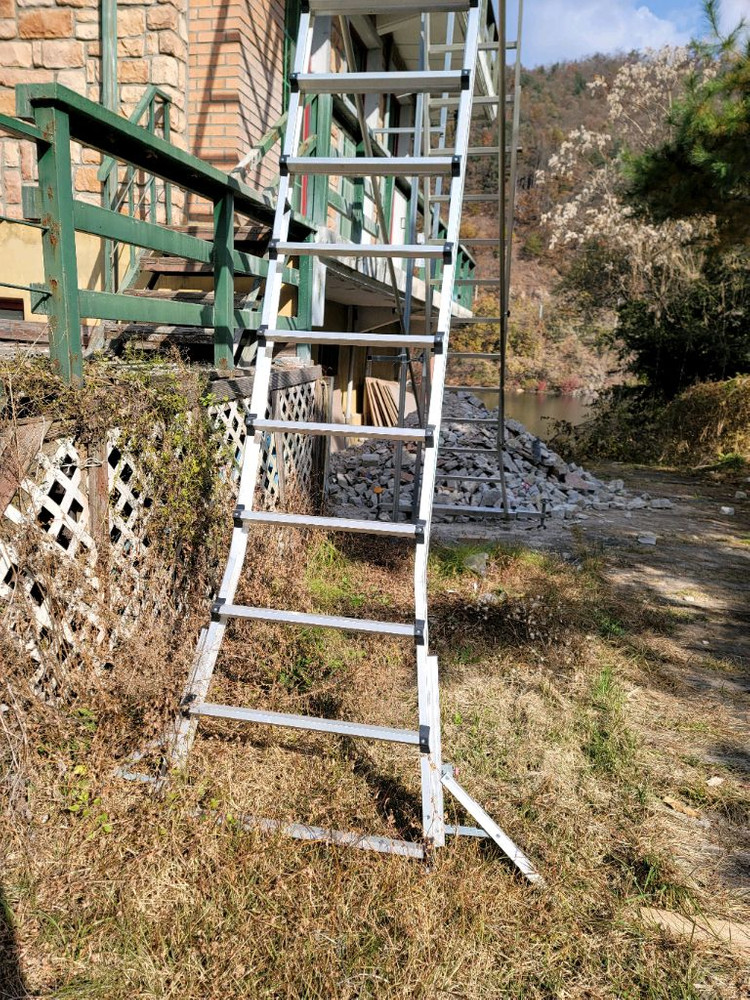 대형 알루미늄 안전 발판 사다리 이미지