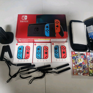 닌텐도 스위치 풀박스 8인용 악세사리 + 게임 2종