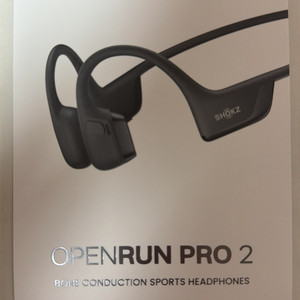 Shokz 샥즈 오픈런 프로2 블루투스 헤드폰 블랙