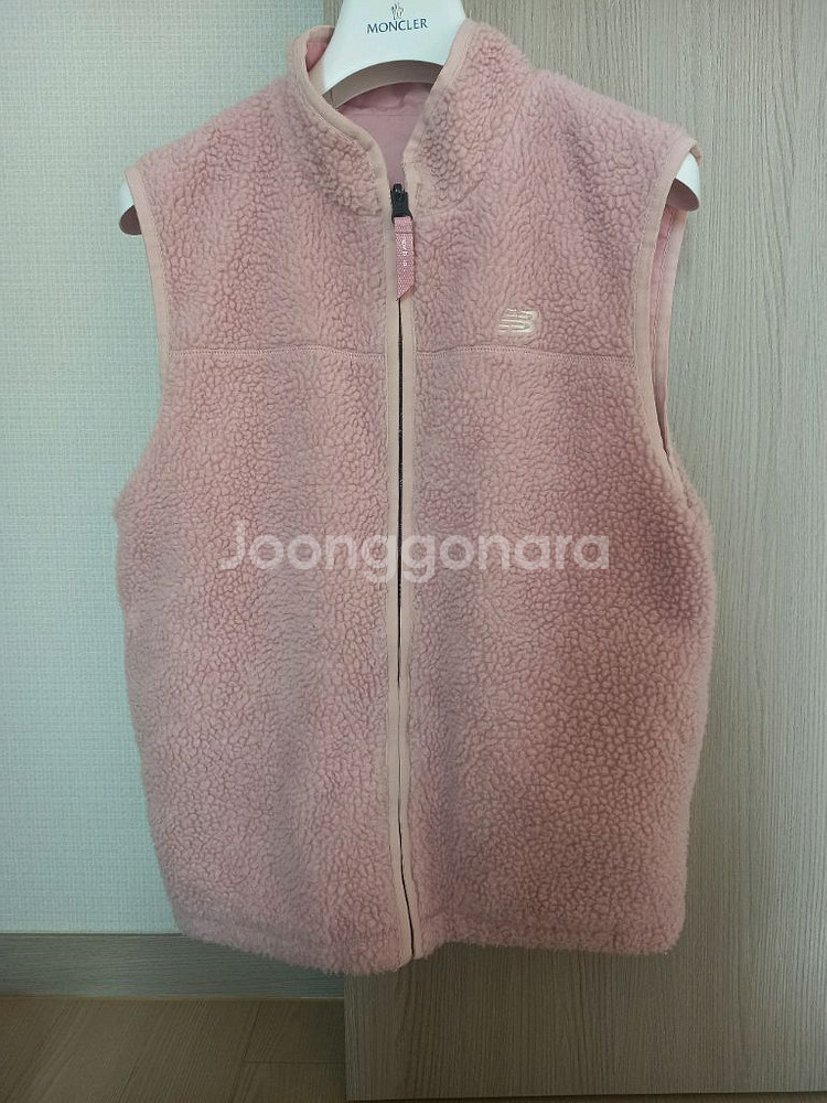 뉴발란스 핑크색 구스다운 롱패딩 155사이즈--6