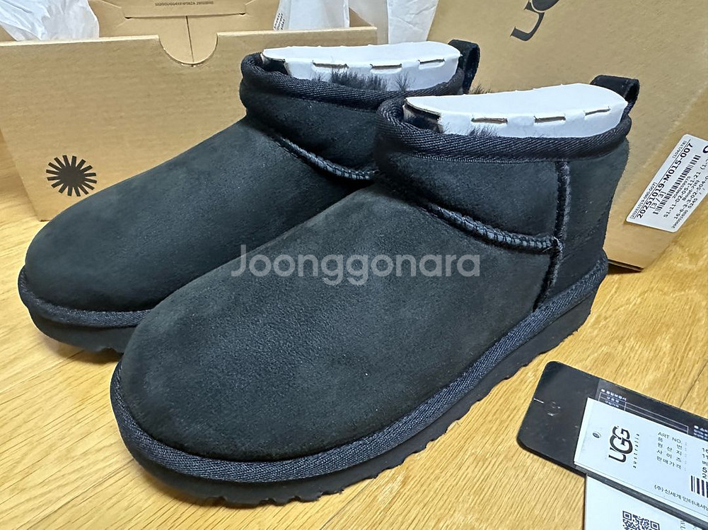 어그 클래식 울트라 미니 블랙 W5, W9--1