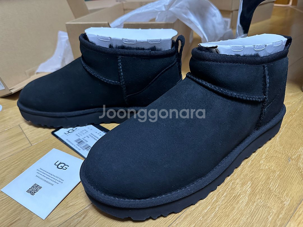 어그 클래식 울트라 미니 블랙 W5, W9--3