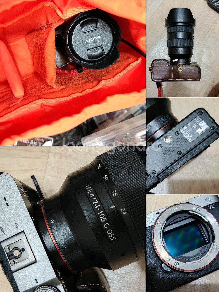 소니 a7c 바디 + FE 4/24-105G OSS 렌즈 일괄판매--8