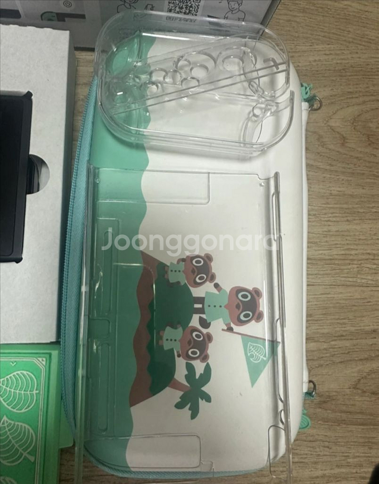 닌텐도 동물의숲에디션 풀박스+ 게임칩 +악세서리--5