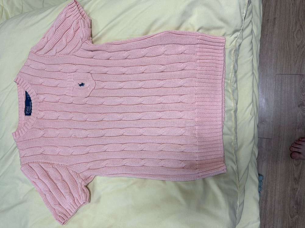 폴로 랄프로렌 케이블 니트 스웨터 M--0