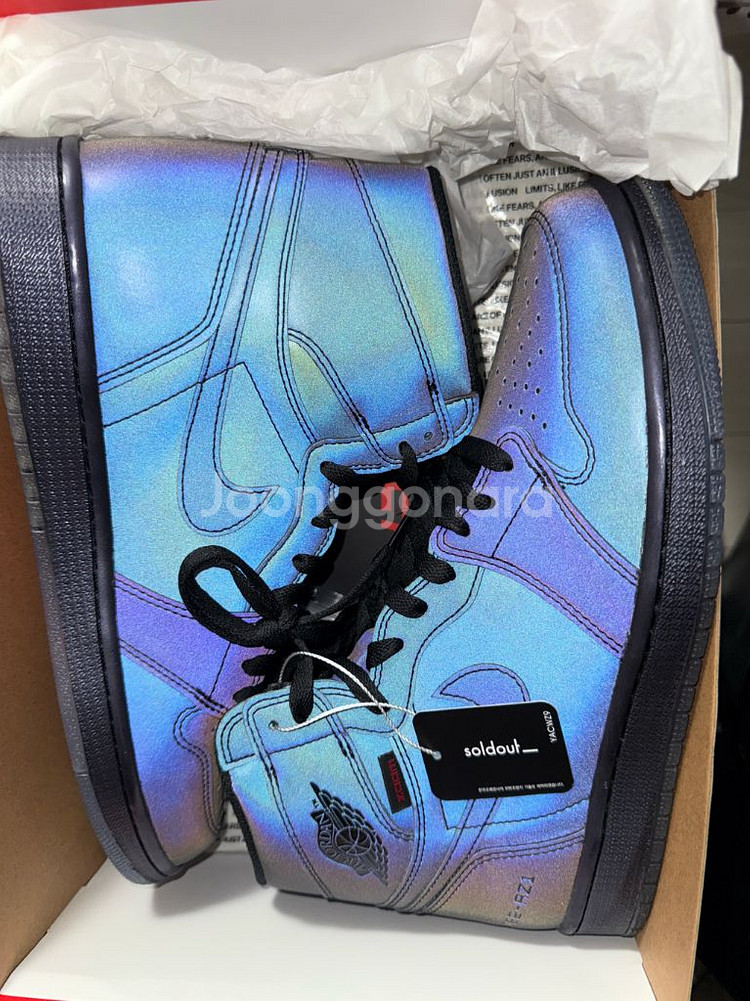 조던 1 하이 피어리스 줌 275 사이즈--1