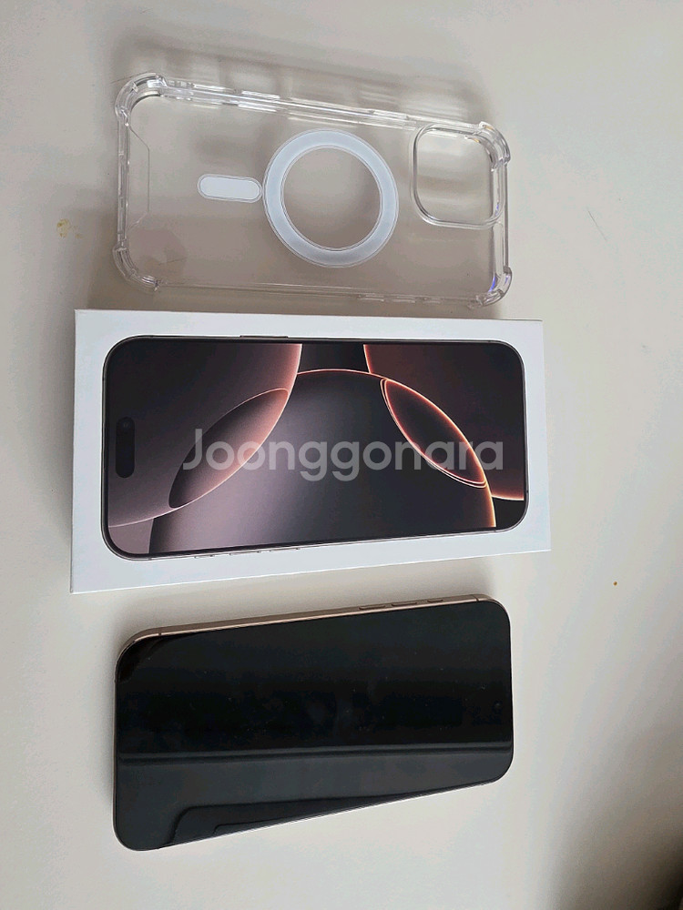 아이폰 16 프로맥스 데저트 256G 카메라 무음판(애캐플)--5