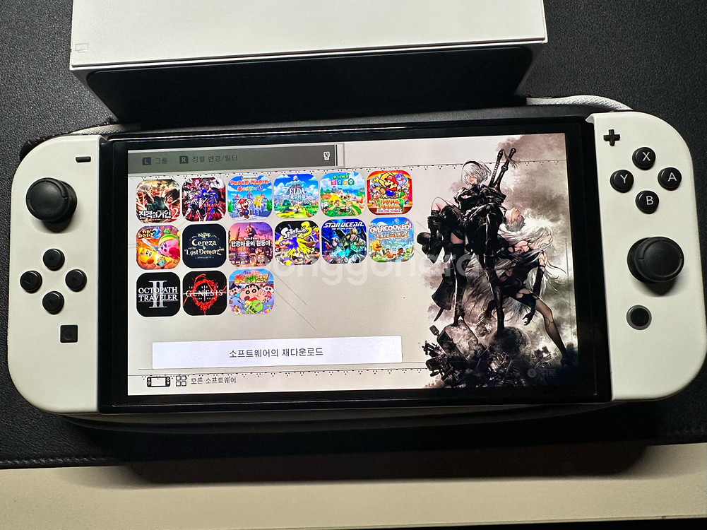닌텐도 스위치 OLED 게임 가득--1