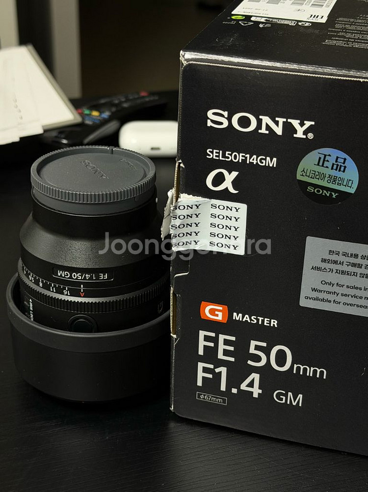 소니 FE 50mm F1.4 GM 렌즈--0
