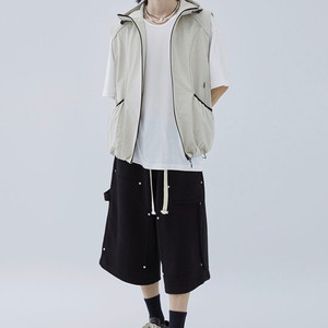 밈더워드로브 솔라 리벳 버뮤다 팬츠 블릭 프리사이즈