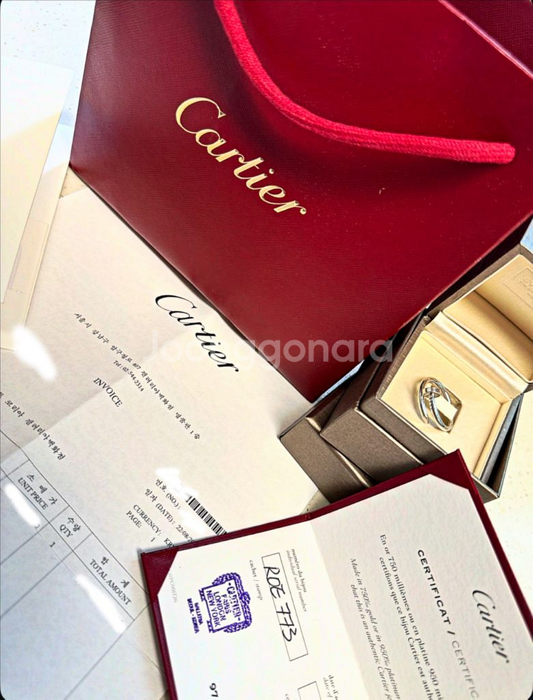 까르띠에 저스트 앵 끌루 링 (화이트골드 / 사이즈 61)--0