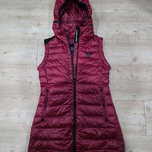 파리게이츠 정품 골프 구스다운 롱 베스트 패딩 0사이즈 85