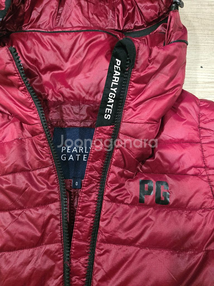 파리게이츠 정품 골프 구스다운 롱 베스트 패딩 0사이즈 85--1