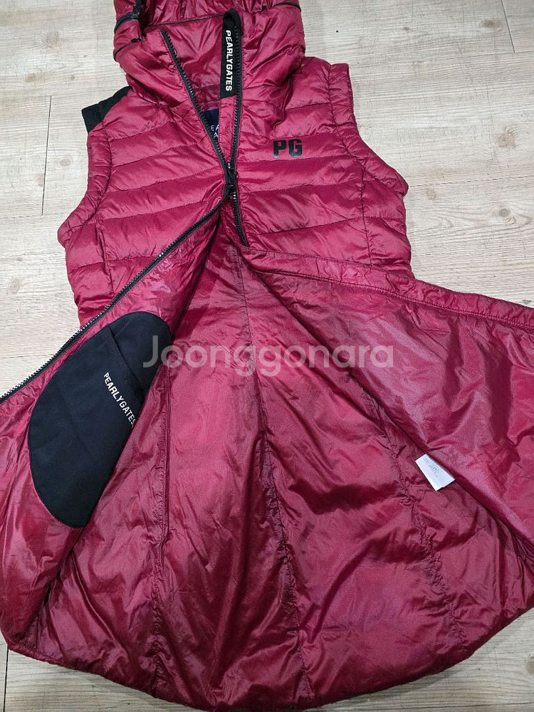 파리게이츠 정품 골프 구스다운 롱 베스트 패딩 0사이즈 85--4