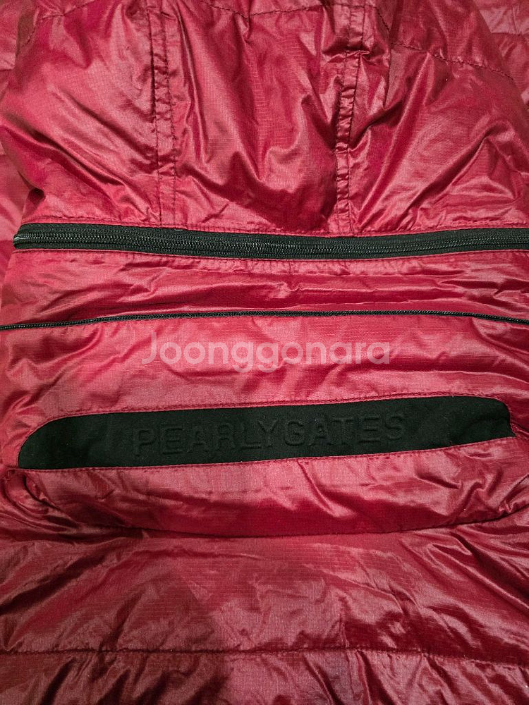 파리게이츠 정품 골프 구스다운 롱 베스트 패딩 0사이즈 85--7