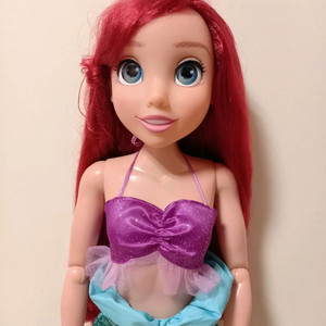 (택포)정품 디즈니 인어공주 에리얼 30주년기념/ 구체관절인형/ 베이비돌