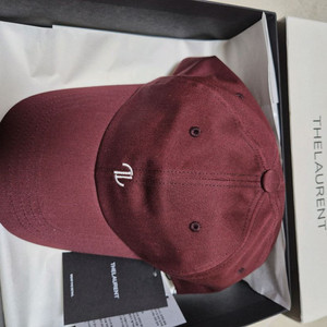 더로랑 코튼 볼캡 딥와인컬러 새상품 이미지