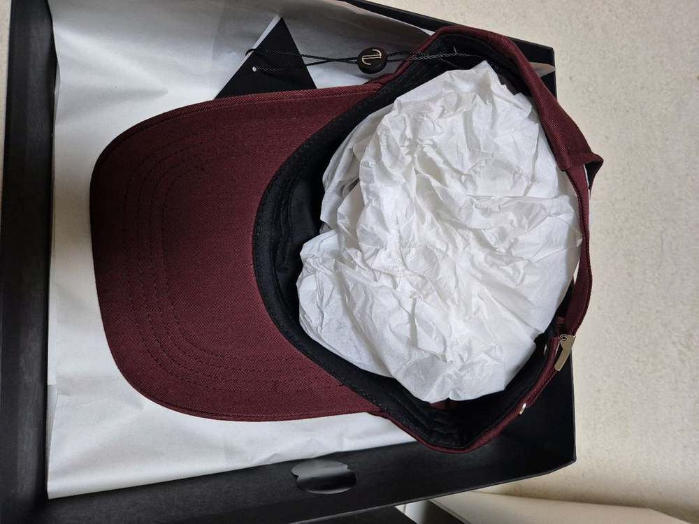 더로랑 코튼 볼캡 딥와인컬러 새상품 이미지