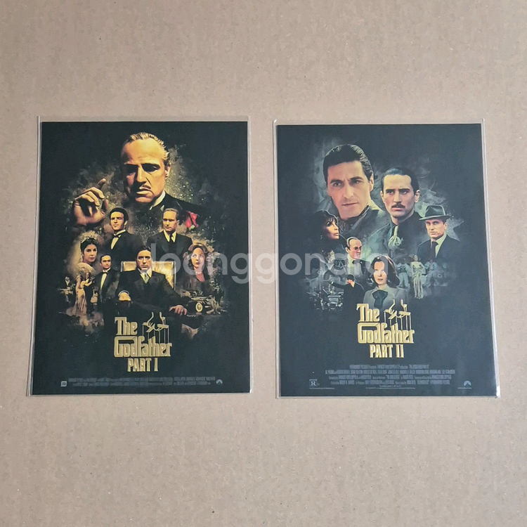 대부 1,2편 아트카드 롯데시네마 영화 특전 굿즈--0