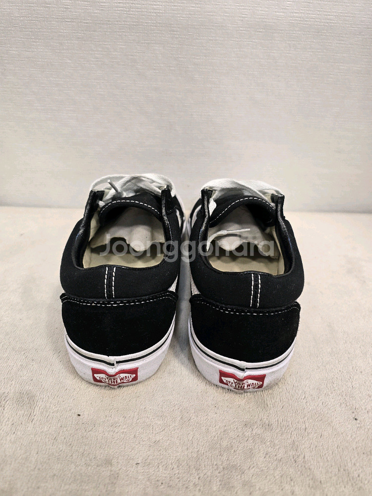 반스 올드스쿨 블랙 스니커즈 265--3