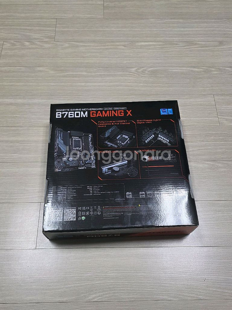 기가바이트 b760m Gaming x rev1.0 DDR5 메인보드--2