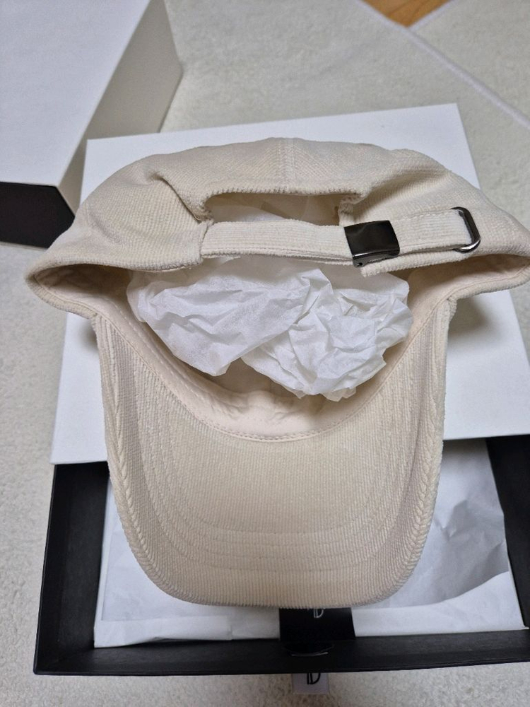 더로랑 코듀로이 볼캡 새상품 베이지 / 딥와인컬러 (일괄 11) 이미지