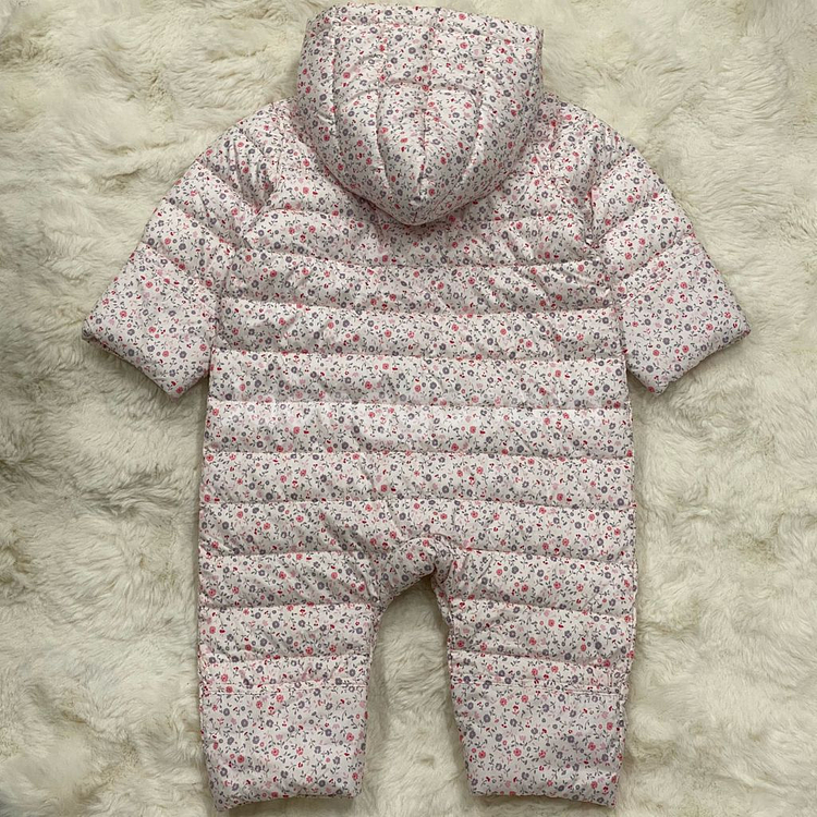 (정품) 압소바 베이비 플라워 우주복 패딩 80 12M--2