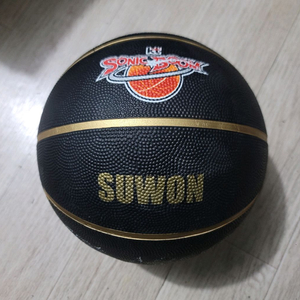 KT 소닉붐 수원 농구공 블랙(싸인볼)