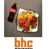 bhc 후라이드반/양념반 + 콜라 1.25L