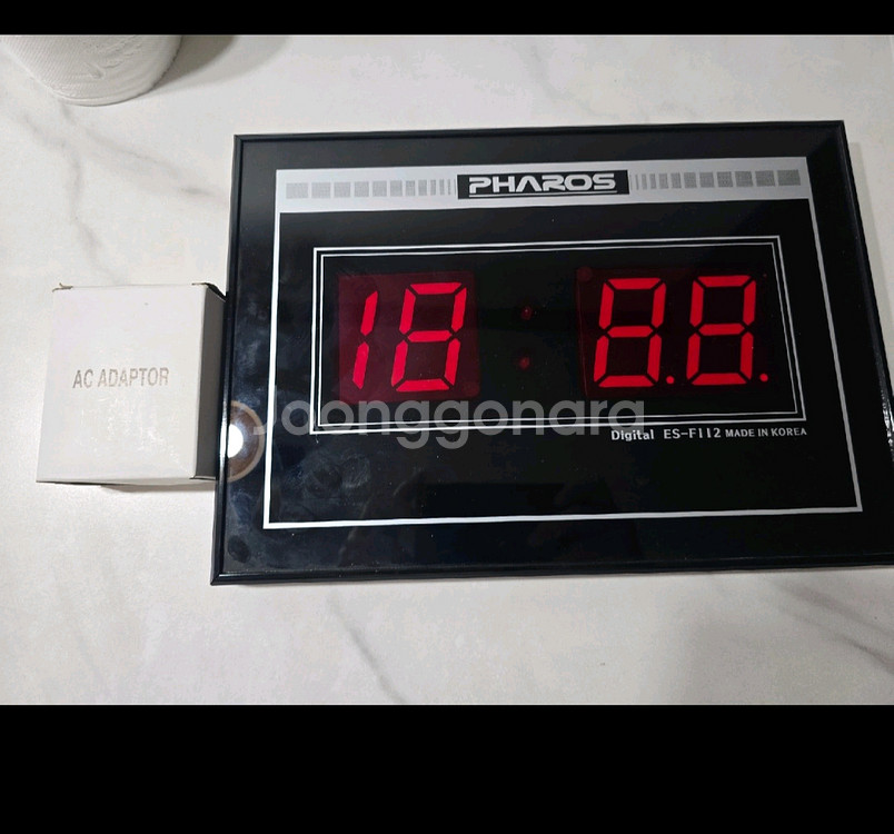 파로스 ES-F112 디지털 벽시계 팝니다.--0