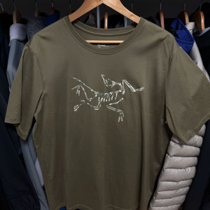 아크테릭스 리프 ss 티셔츠 팝니다(크로커다일 색상)