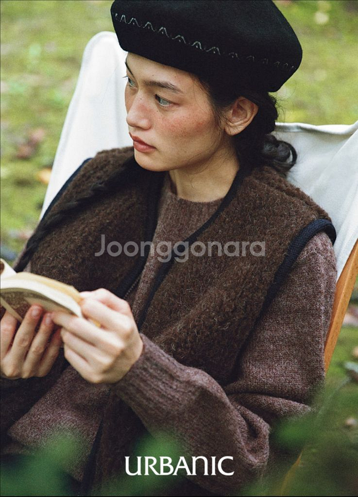 얼바닉30 팔레트 니트 - 브라운--4