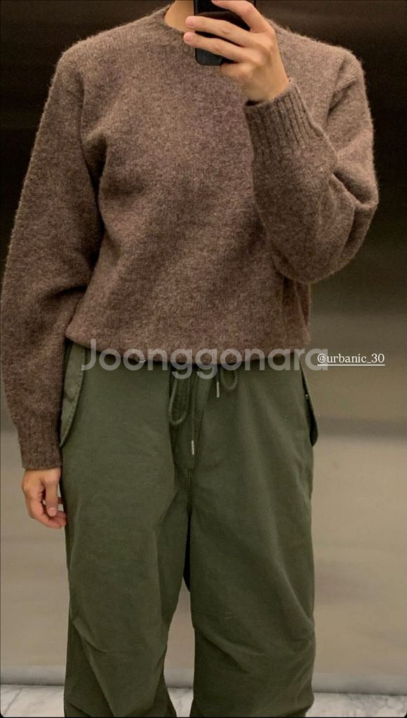 얼바닉30 팔레트 니트 - 브라운--8