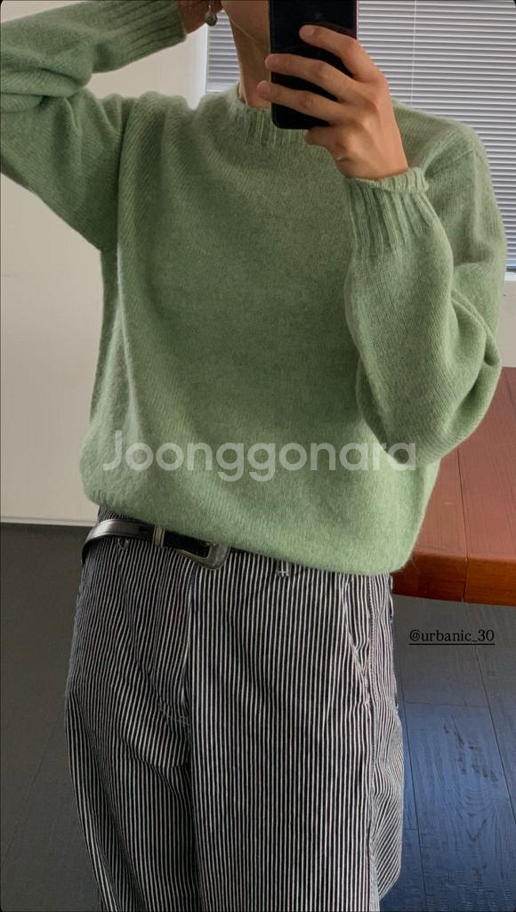 얼바닉30 팔레트 니트 - 브라운--7