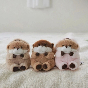 우소우소짱 힝속았지 키링 8cm 베이지