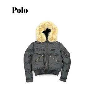 폴로 랄프로렌 퍼 후드 패딩 점퍼