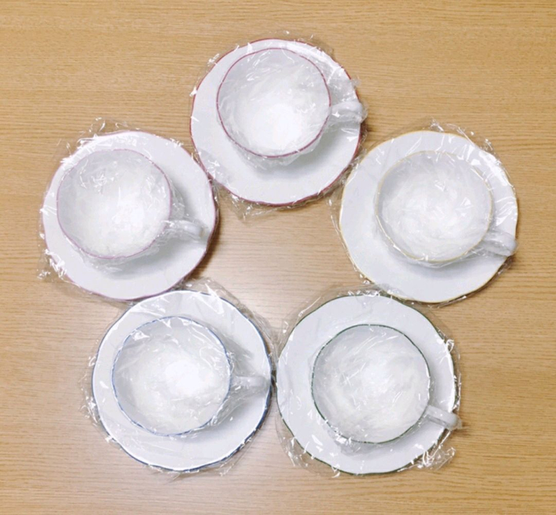 [1조 가격]빈티지 노리다케 컬러림 찻잔 겸 커피잔--0