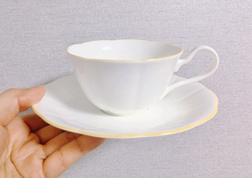 [1조 가격]빈티지 노리다케 컬러림 찻잔 겸 커피잔--2