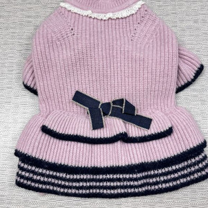 디자인포도그 크로와상 니트 원피스 M