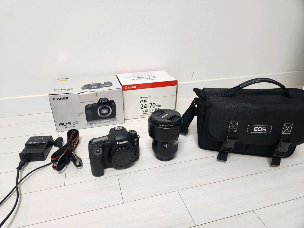 캐논 6D Mark II + 신계륵 24-70mm 렌즈--0