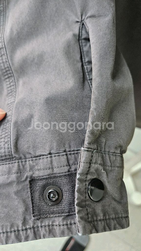 칼하트 kenard 가먼트다잉 셔츠 자켓 스톤그레이--4